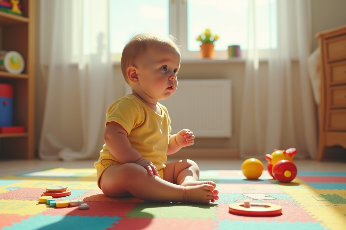 bébé assis